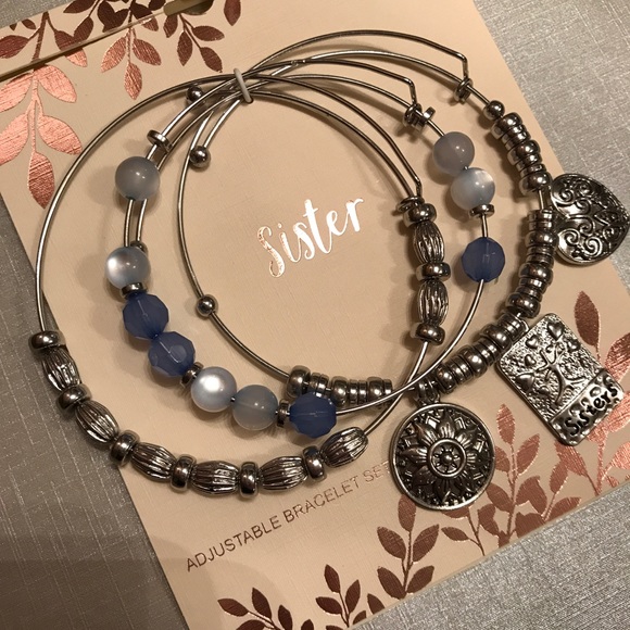 Silver Sister 3 pc Bracelet Set - Picture 4 of 5